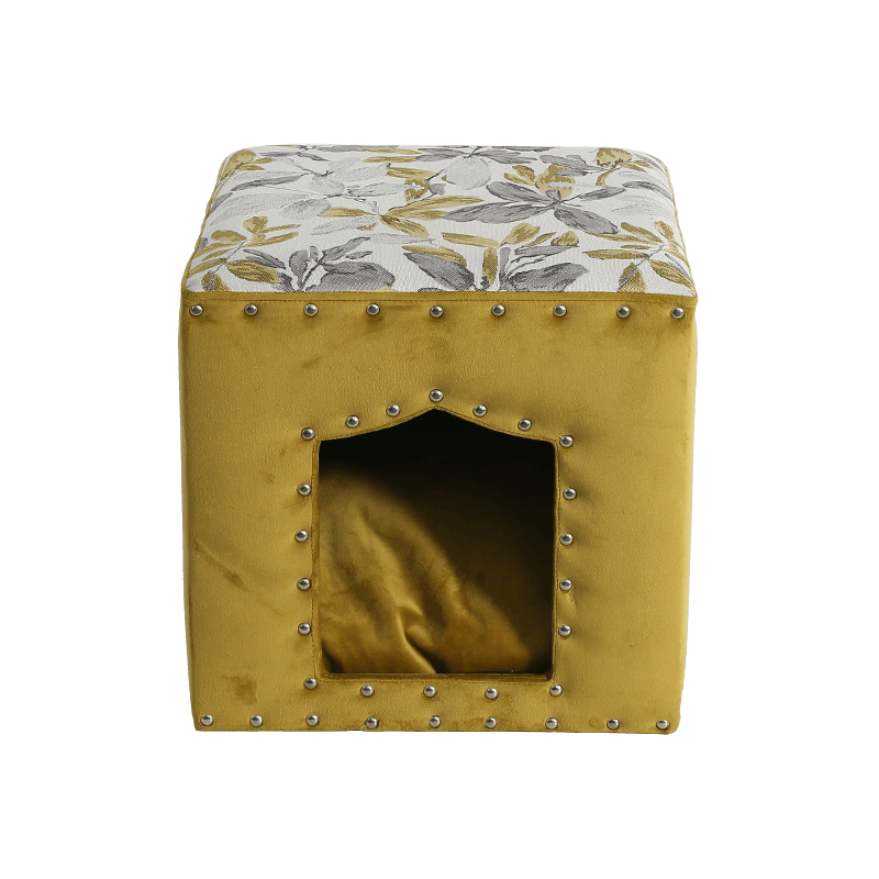 Yellow Cat Cave Soft Pet House
