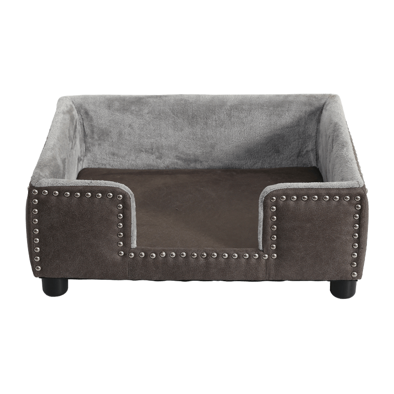 Brown Retro Style Pet Sofa Bed