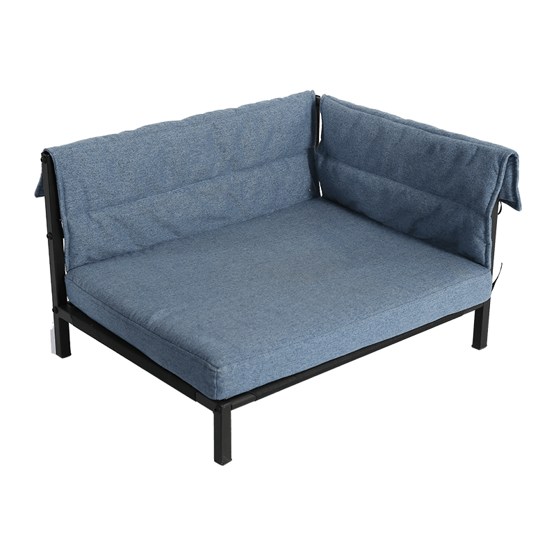 Elevated Dog Bed Detachable Frame Heavy Duty Iron Frames Square Dog Pet Sofa